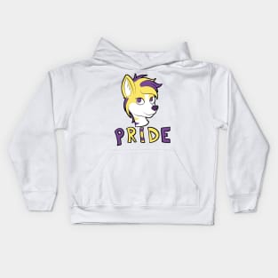 Intersex Pride - Furry Mascot Kids Hoodie